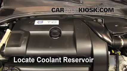 2010 Volvo S80 T6 3.0L 6 Cyl. Turbo Coolant (Antifreeze) Add Coolant